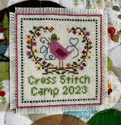 Summer Cross Stitch Camp for Children! - Caterpillar Cross Stitch