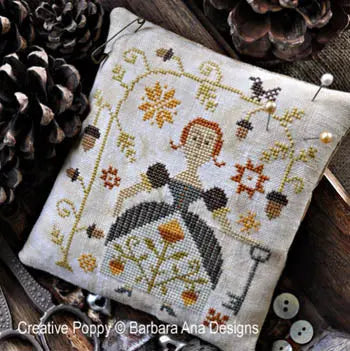 Christmas Ride, cross stitch pattern, by Barbara Ana Designs