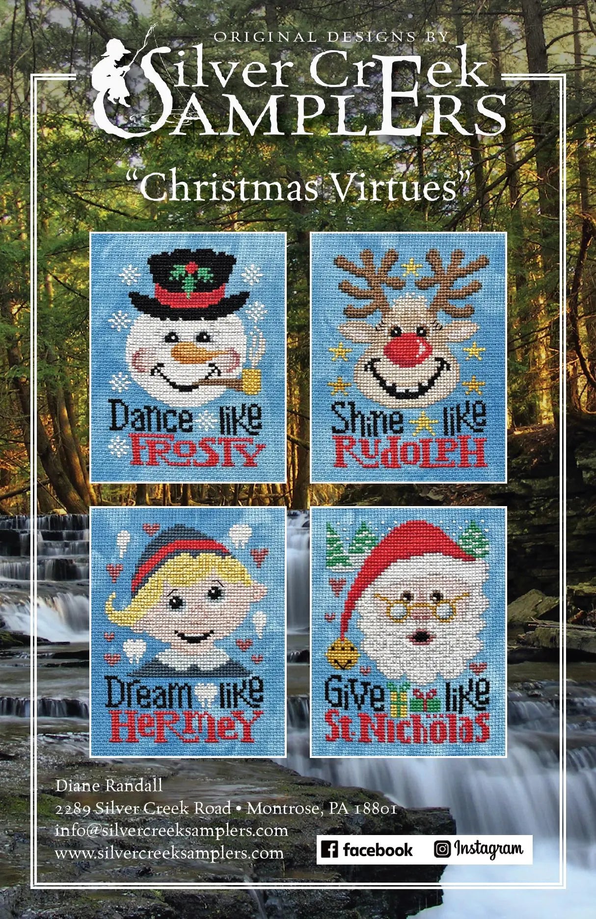 Christmas Virtues by Silver Creek Samplers (pre-order) Silver Creek Samplers