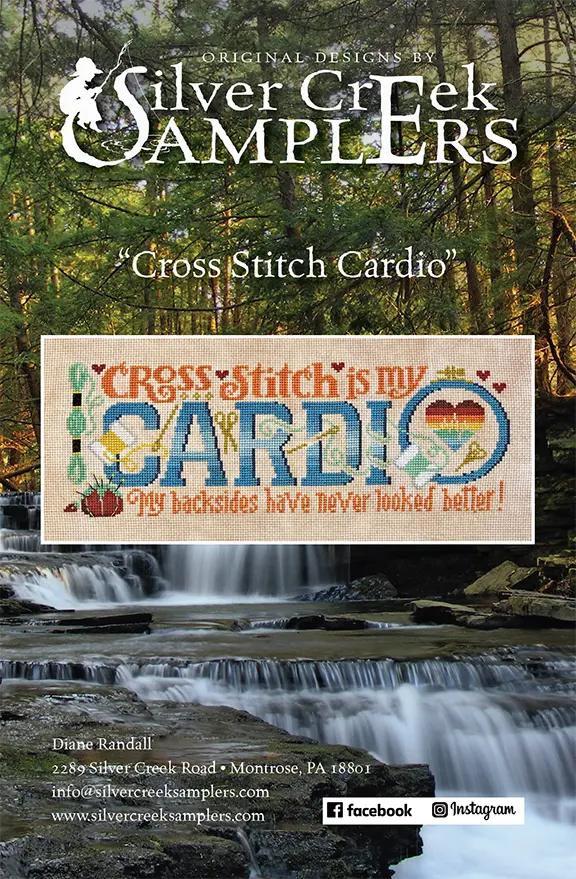 Cross Stitch Cardio by Silver Creek Samplers (pre-order) Silver Creek Samplers