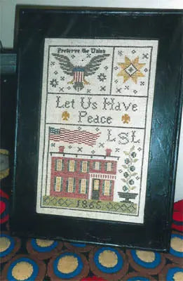 Grant House 1865 Sampler by Chessie & Me Chessie & Me