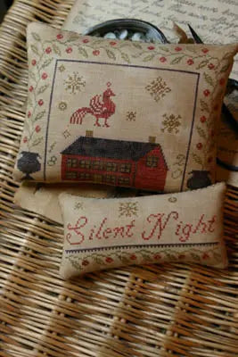 Silent Night Pinkeep & Ornament by Stacy Nash Primitives Stacy Nash Primitives