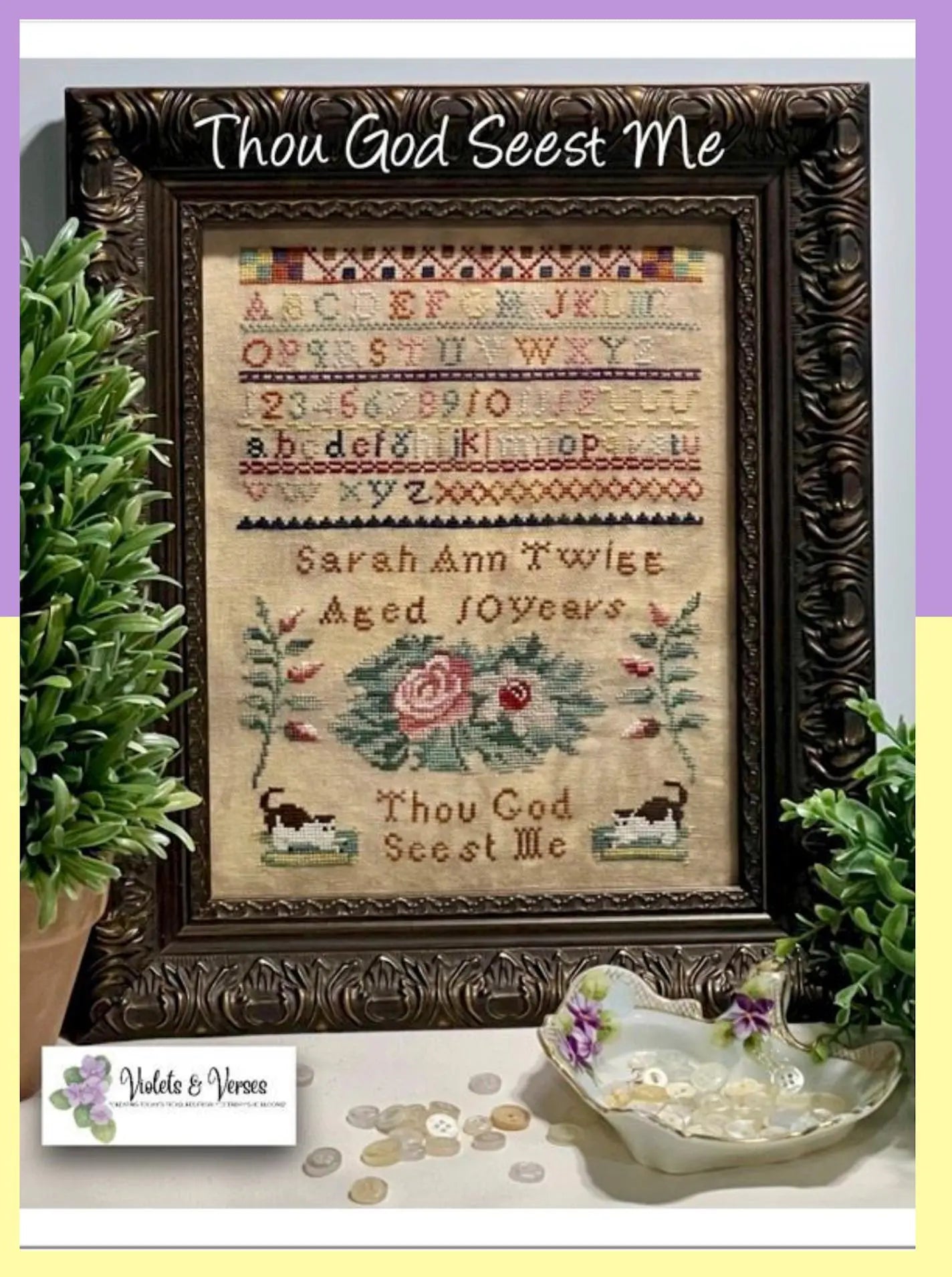 Thou God Seest Me by Violets & Verses Violets & Verses