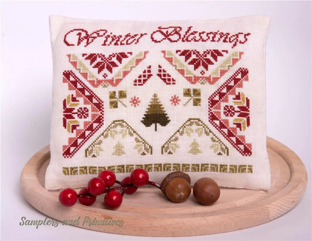 Winter Blessings by Samplers and Primitives Samplers and Primitives