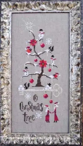 Christmas Ride, cross stitch pattern, by Barbara Ana Designs